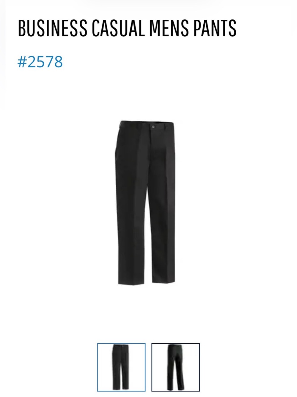 NWT MEN’S BLACK BUSINESS CASUAL DRESS PANTS